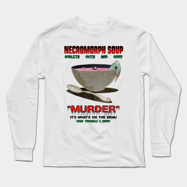 Necromorph Soup Long Sleeve T-Shirt by AngoldArts